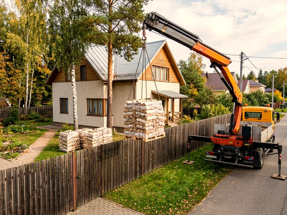 Круговая поленница holzhausen, Авсюнино, улица Сосновая, 14